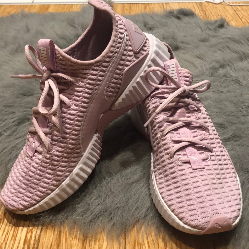 Brand new Pink Puma athletic shoes